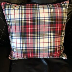 Ralph Lauren Festive Plaid Pillow - Red, Blue, White